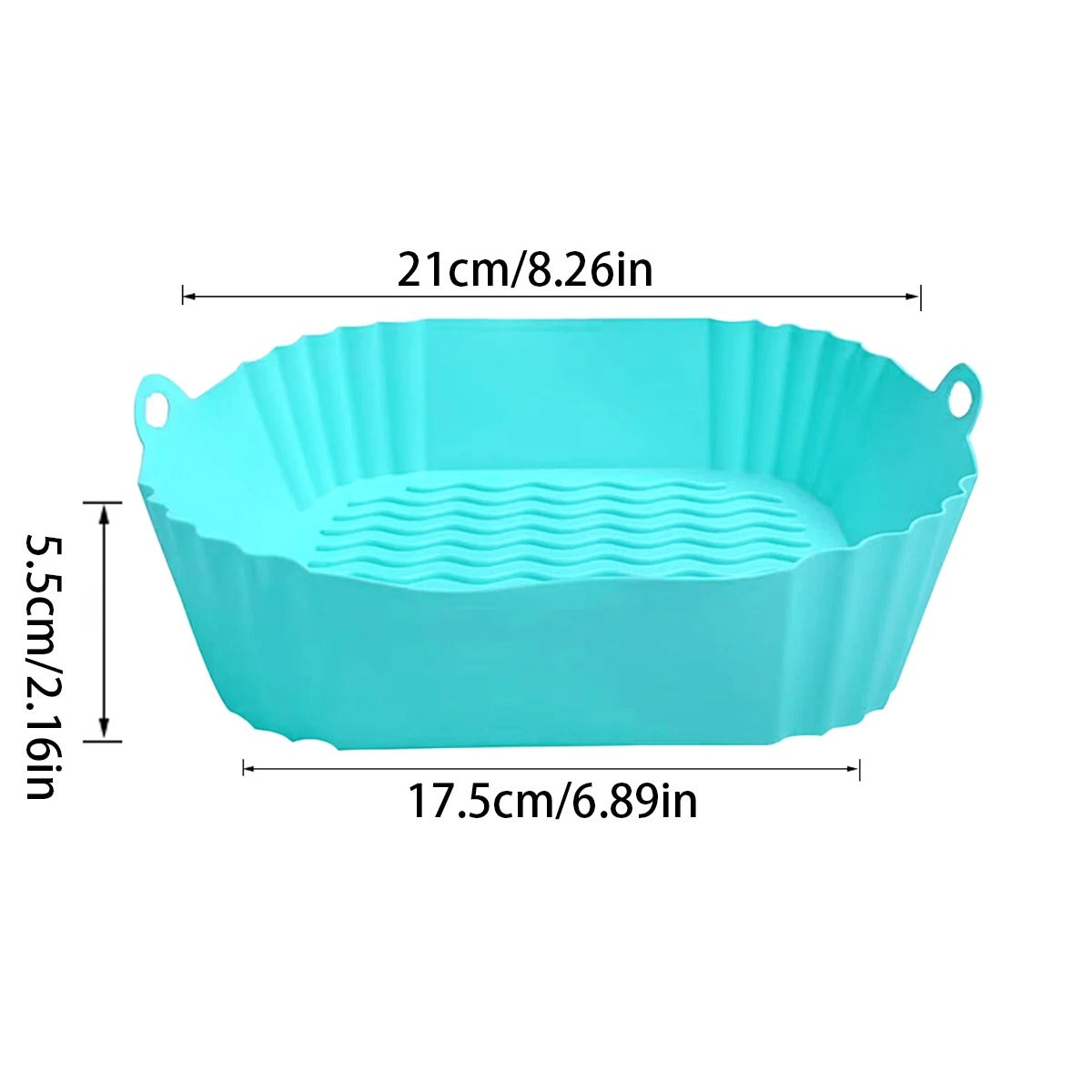 Air Fryer Silicone Liners - Reusable Non-Stick