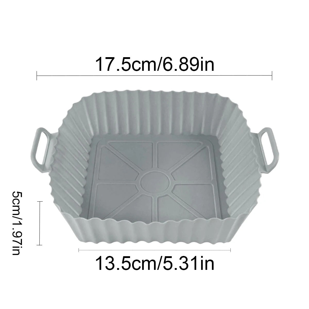 Air Fryer Silicone Liners - Reusable Non-Stick