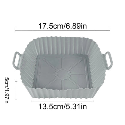 Air Fryer Silicone Liners - Reusable Non-Stick