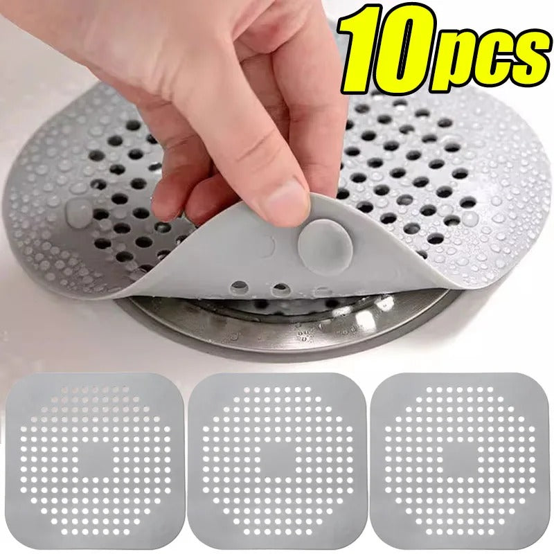 Silicone shower drain hair catcher sink strainer