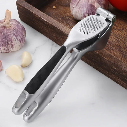 Zinc alloy garlic press kitchen garlic puree tool