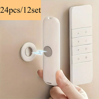 Magnetic remote control holder wall mount adhesive