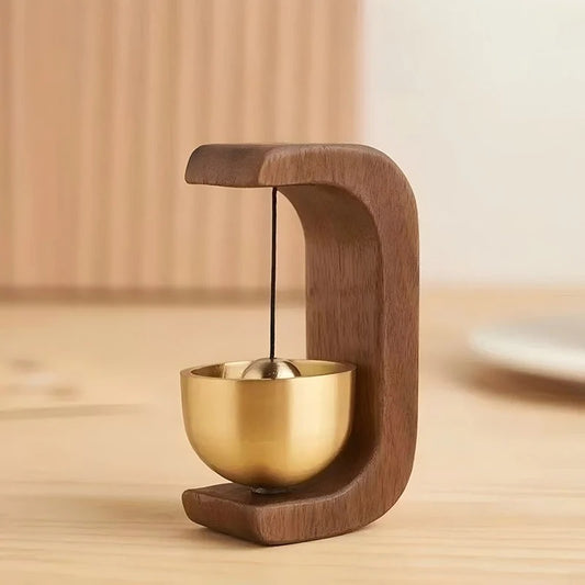 Japanese wooden wind chime wireless doorbell home decor
