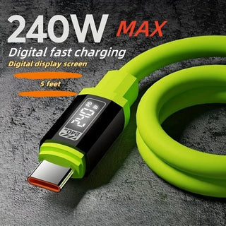 240W USB-C to USB-C fast charging data cable