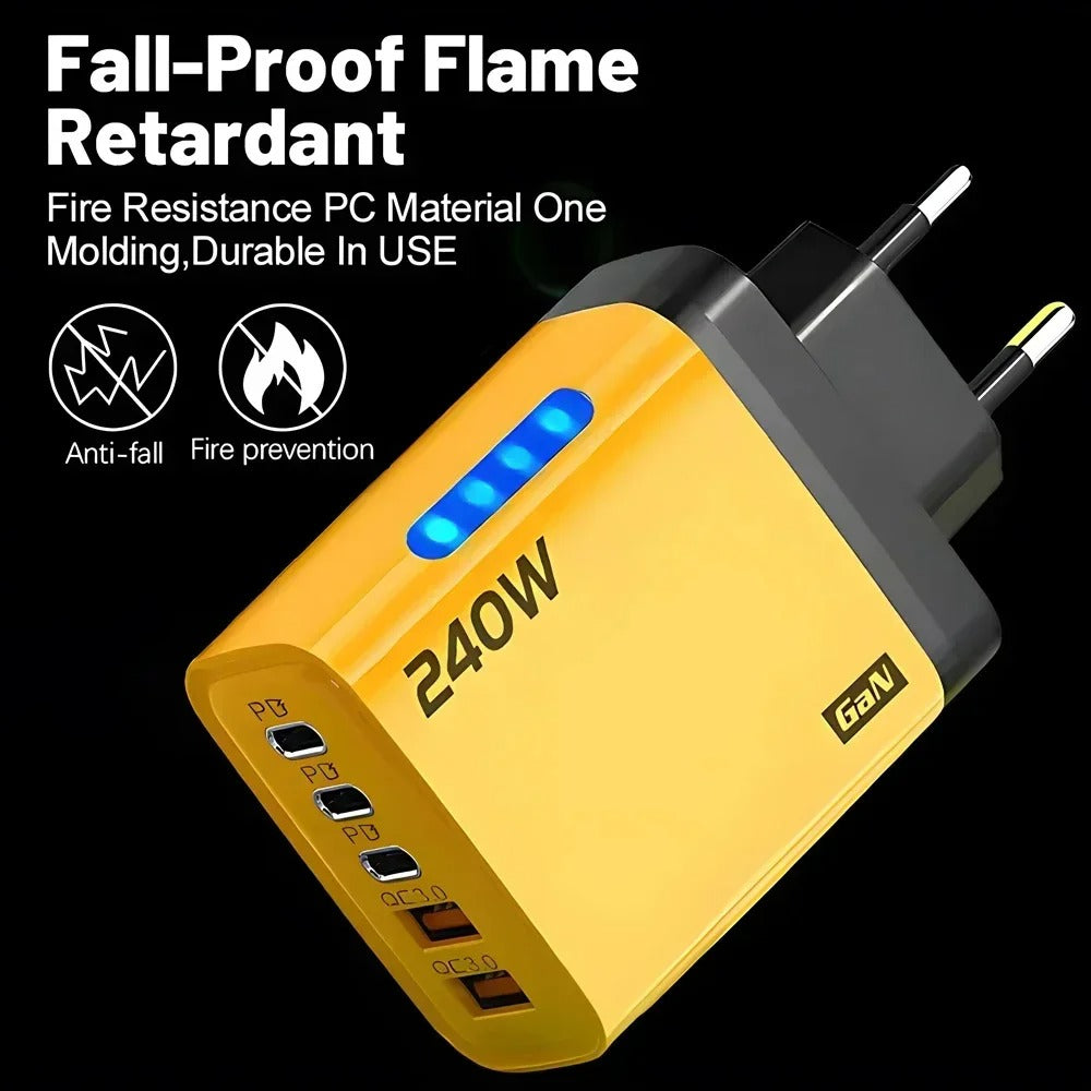 240W USB-C 5 Port Fast Charger - product image 2