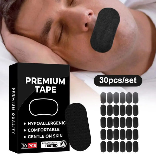 Anti-snoring mouth tape sleep aid nasal strips