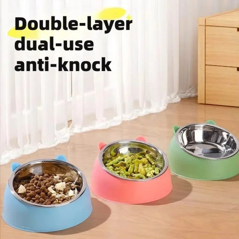 Elevated Stainless Steel Cat Bowl - product image 2