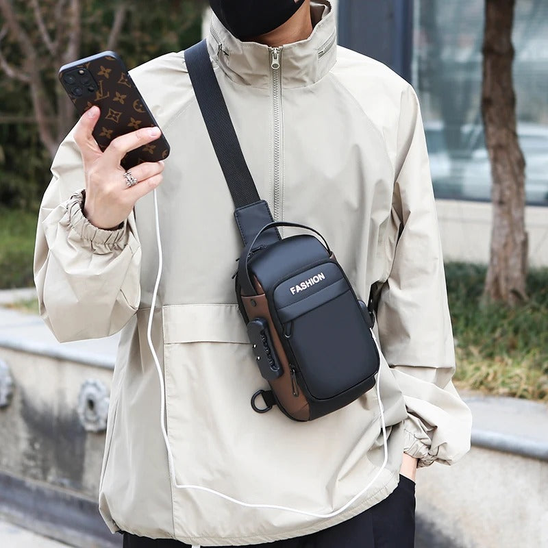 Anti-Theft USB Chest Bag - product image 2