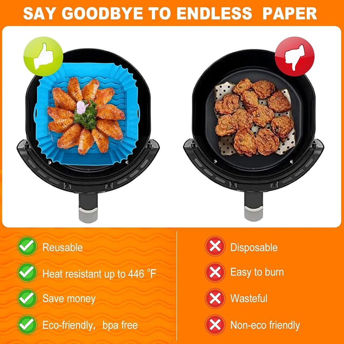 Air Fryer Silicone Liner - product image 3