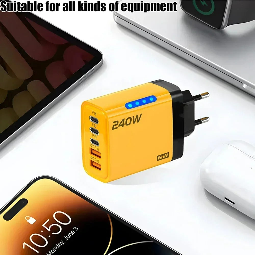 240W USB-C 5 Port Fast Charger - product image 3
