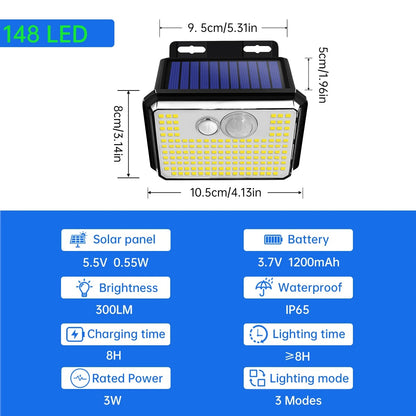 Solar 148 LED Motion Sensor Garden Light - product image 3