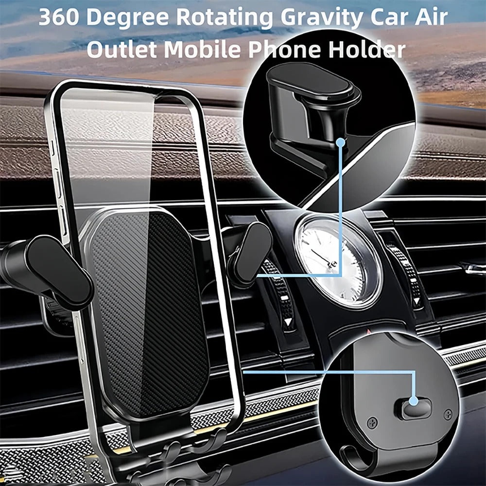 Gravity Car Phone Holder Vent Mount - product image 3