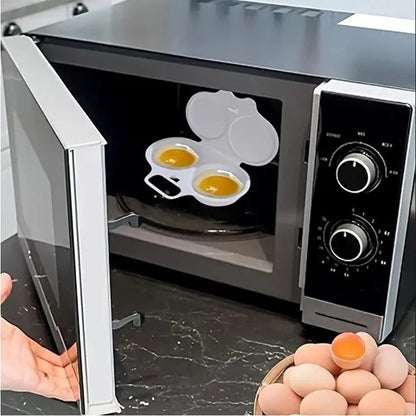 Microwave Egg Poacher - 2 Cavity Nonstick