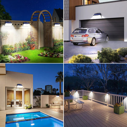 Solar Outdoor Security Light - 148 LED Motion Sensor, IP65 Waterproof
