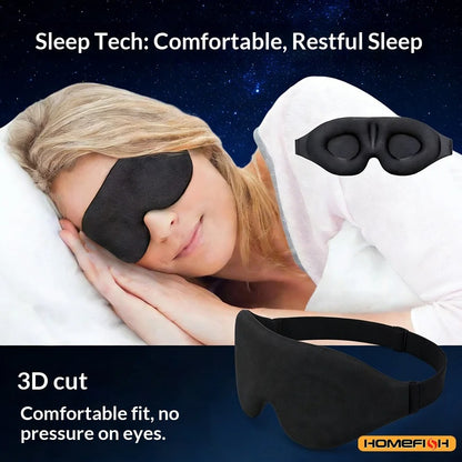 Breathable 3D Sleep Mask - Blocks Light
