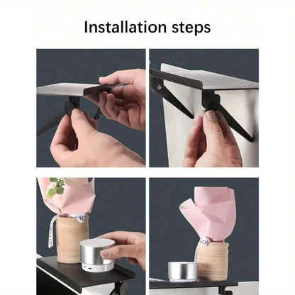 No-Hole TV & Router Storage Rack