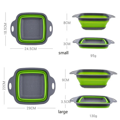 Foldable Vegetable Washing Basket & Colander