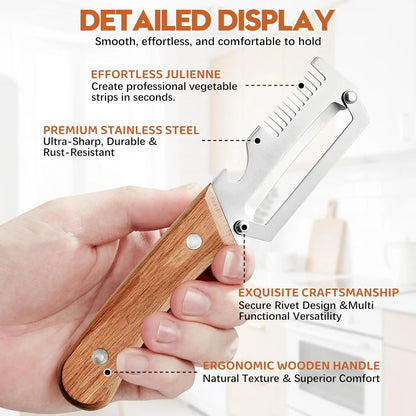 Stainless Steel Kitchen Slicer & Vegetable Peeler