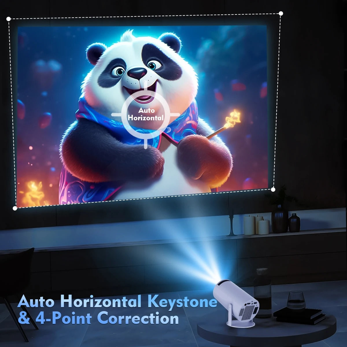 Magcubic HY300 Pro Portable Projector - Android 14, 8K Support, 290 ANSI