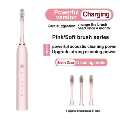 Electric Ultrasonic Toothbrush - USB Rechargeable
