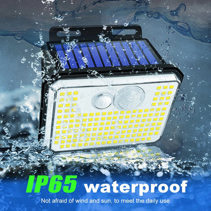Solar Outdoor Security Light - 148 LED Motion Sensor, IP65 Waterproof