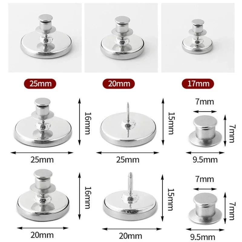 Magnetic Curtain Clips (4/8 Pack) - Light Blocking