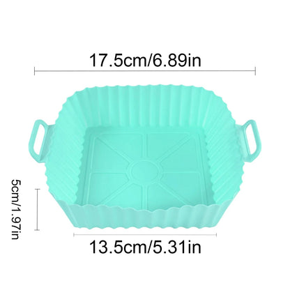 Air Fryer Silicone Liners - Reusable Non-Stick