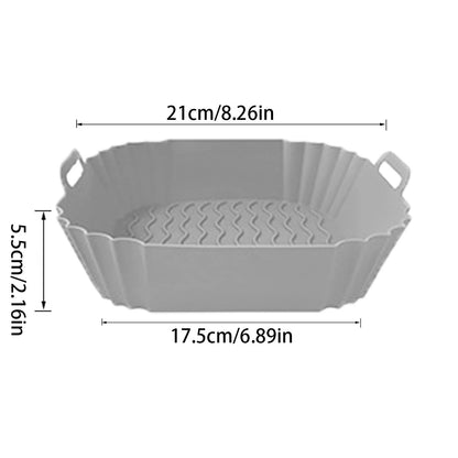 Air Fryer Silicone Liners - Reusable Non-Stick