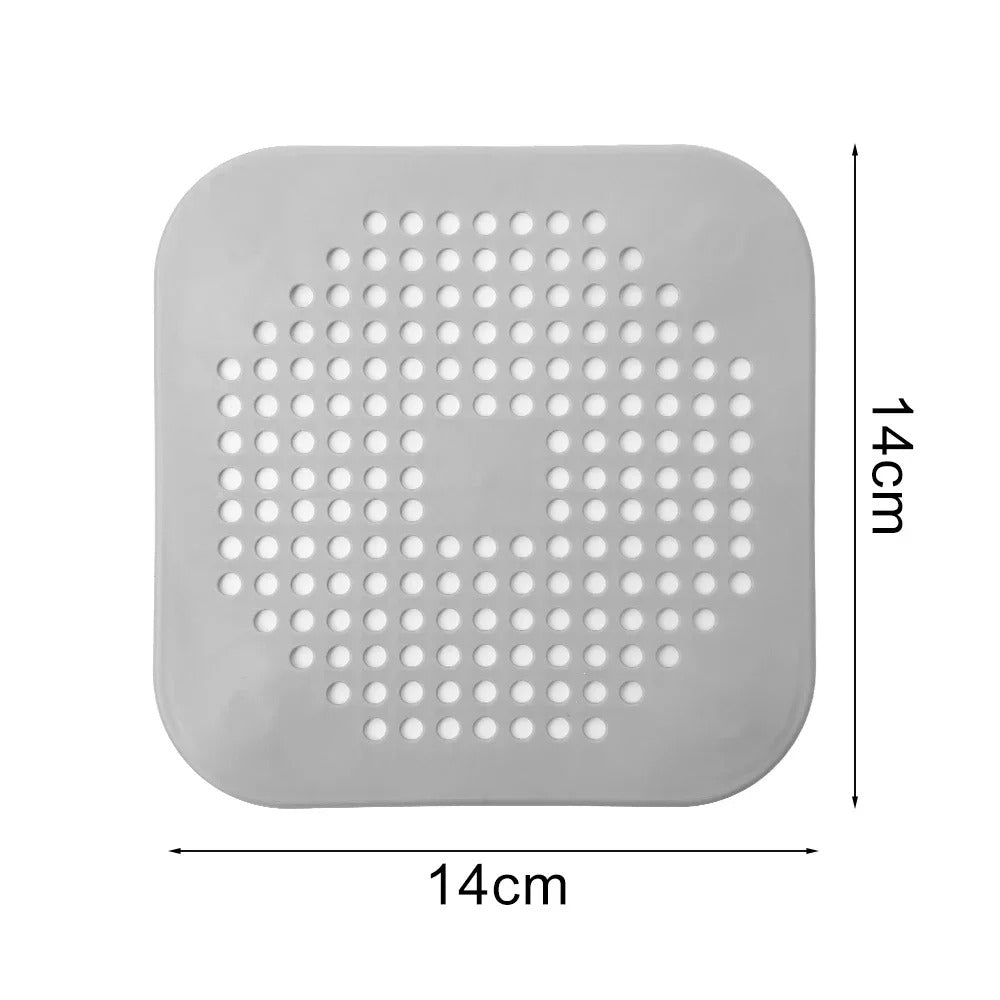 Shower Drain Hair Catcher - Silicone Strainer