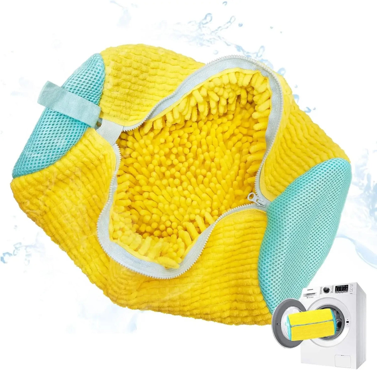 Shoe Washing Bag for Washer & Dryer - Yellow