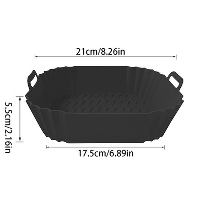 Air Fryer Silicone Liners - Reusable Non-Stick